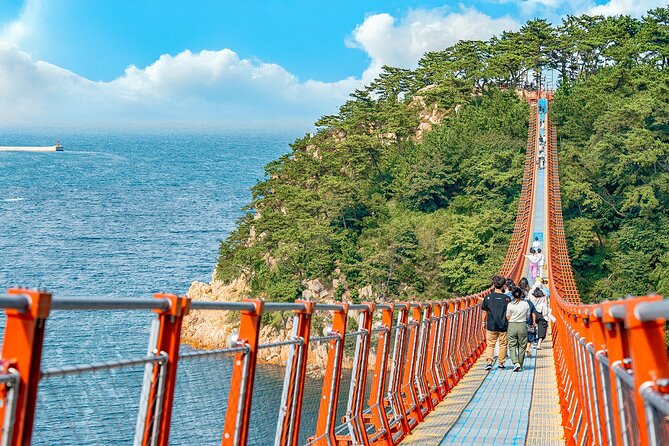 7 Highlights Gyeongju City One Day Small Group Tour from Busan - Daewangam Park opens the day with sea and stone