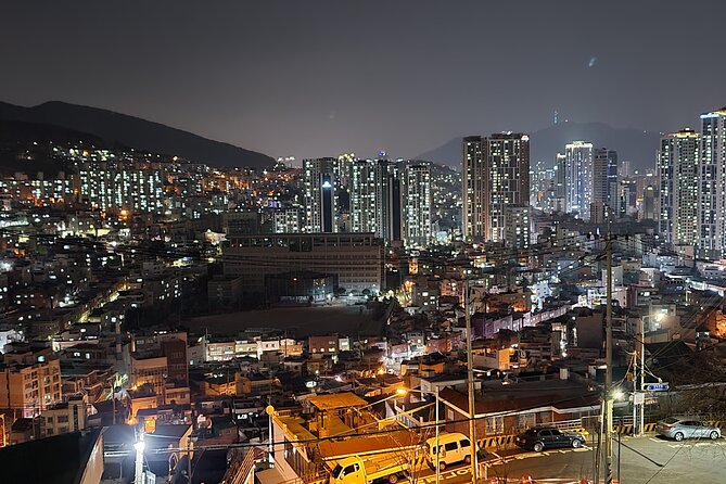 Best Busan night views : Mountain observatory streets - BIFF Square and the finish near Jagalchi