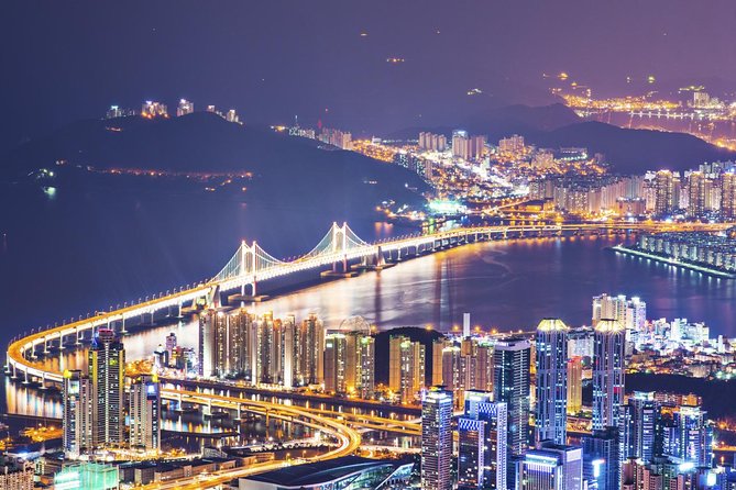 Busan by Night - From your hotel to Mt Hwangnyeongsan