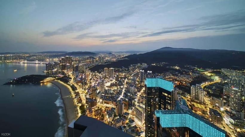 Busan: Haeundae LCT Tower 'X the Sky' Entry Ticket - What you see from the 100th floor