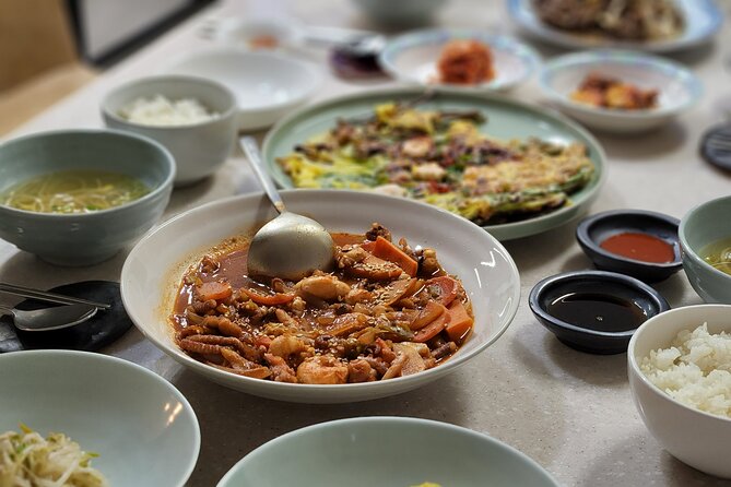 Busan Local Food Cooking Class with Market Tour - Walking through Bupyeong Kkangtong Market