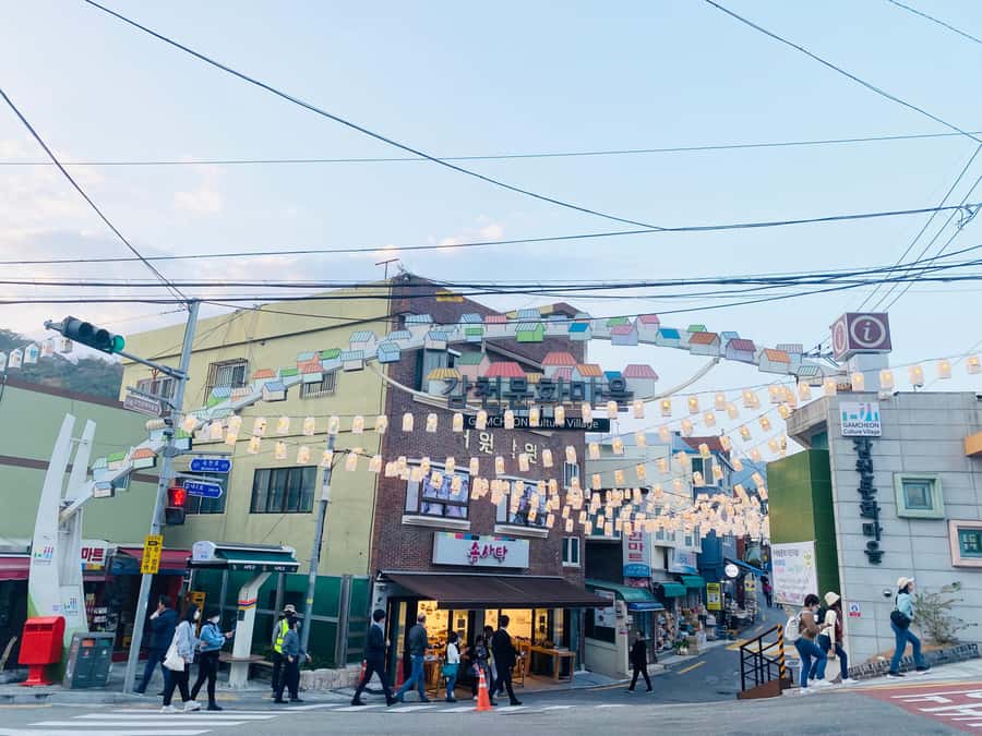 Busan: Sky Capsule+ Huinnyeoul+ Gamcheon+ Songdo+ Night View - Gamcheon Culture Village and its refugee story