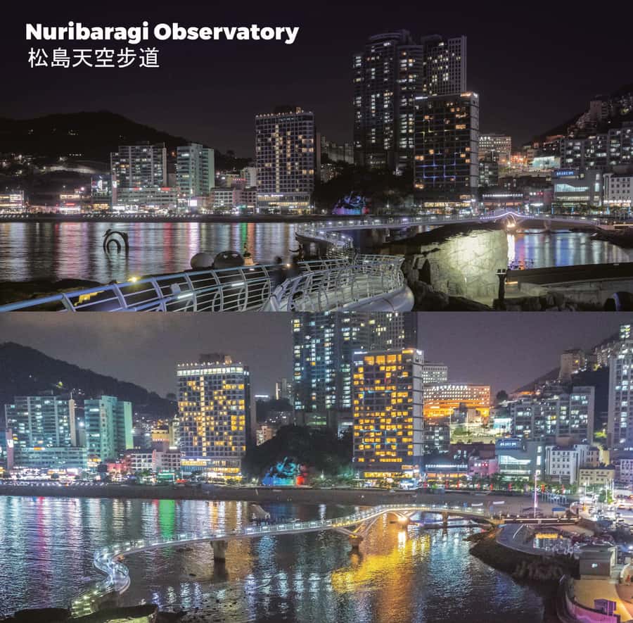 Busan: Sky Capsule+ Huinnyeoul+ Gamcheon+ Songdo+ Night View - Songdo Skywalk above the water