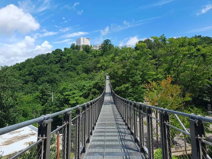 Closest Observatory to DMZ: North Korea View(Starbucks Tour) - The Christmas tree story adds a surprising layer