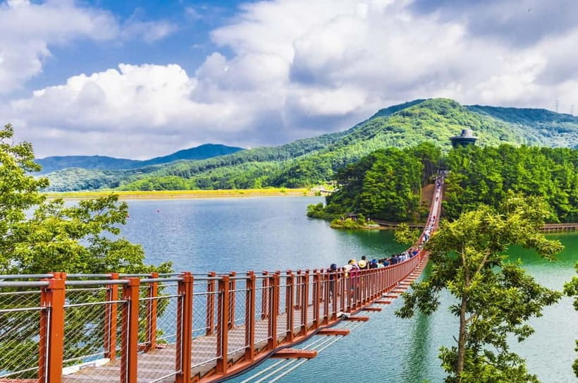 DMZ Insider Tour: 3rd Tunnel, NK Defector Meet & Red Bridge - Imjingak, Mangbaedan, and the steam locomotive
