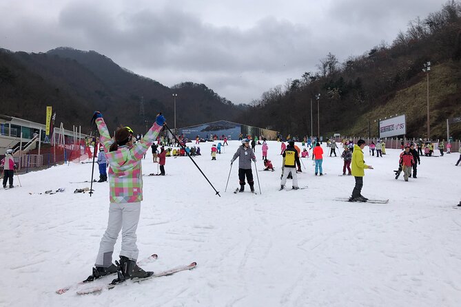 Eobi Ice Valley / Elysian Ski Resort / Nami Island - Elysian Gangchon: a gentle introduction to Korean skiing