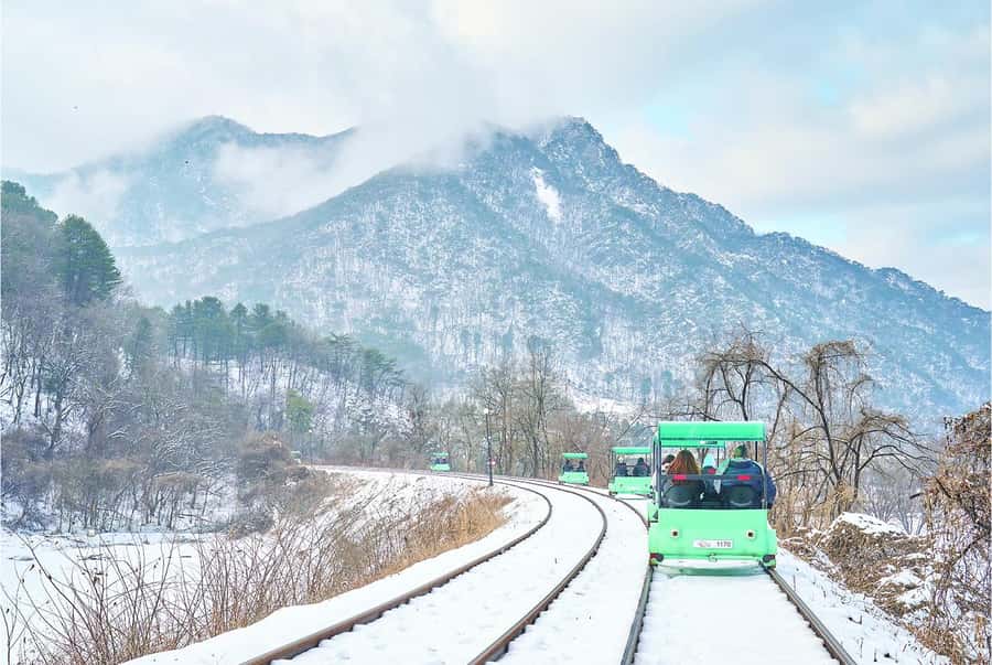 Eobi Ice Valley & Nami (+ Light Festival, Railbike, Alpaca) - Why the frozen valley is worth the long day