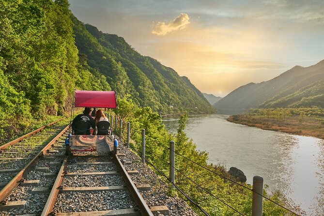 Eobi Valley(Winter), Strawberry, Nami Island & Railbike fr Seoul - Eobi Ice Valley in the winter season