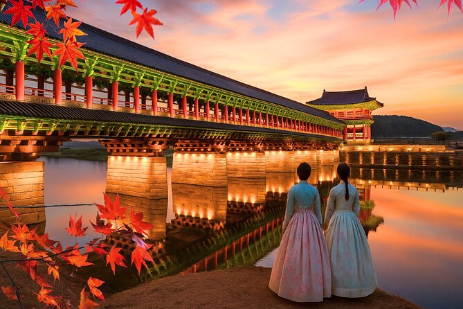 From Busan to Gyeongju UNESCO Legacy Tour with National Museum - Woljeonggyo Bridge at the end of the day
