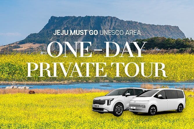 Full-day Customizable Private Jeju Island Tour - Jeongbang Waterfall reaches the sea