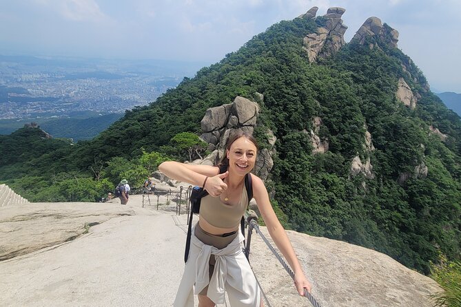 Hiking Adventure Bukhansan Highest Peak & Old Buddhist temples visit (Lunch inc) - Climbing through Bukhansan National Park