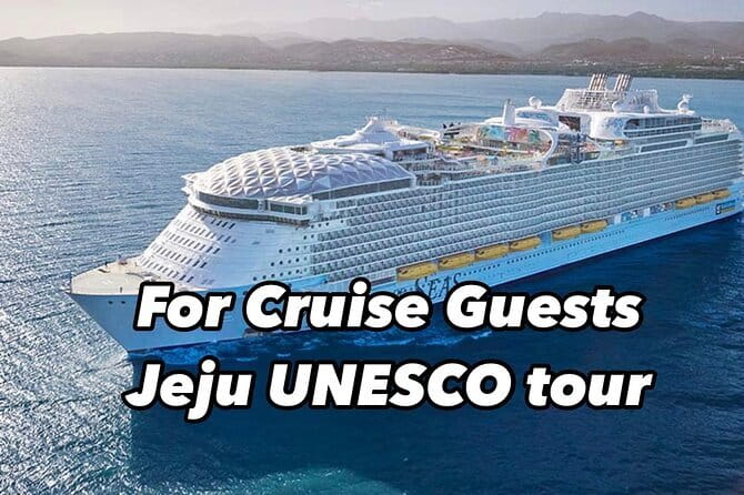 Jeju Day Tour for Cruise Guests - Jusangjeolli, where lava cooled into stone columns