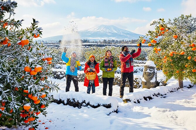 Jeju island Southern UNESCO Day Tour With Hallasan MT - Camellia Hill, flowers with a seasonal twist