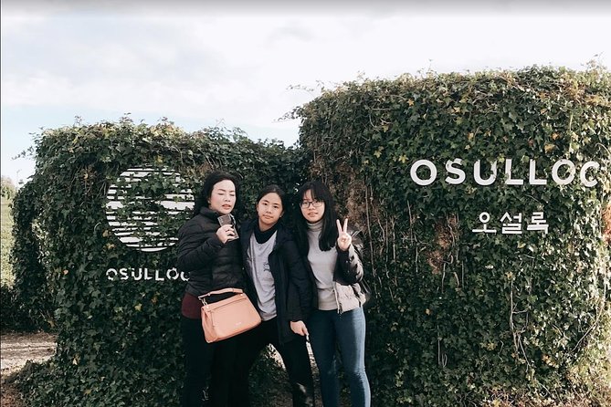Jeju Island Taxi Tour - West Day Tour - Cheonjeyeon Falls, three sections and a lot of steps