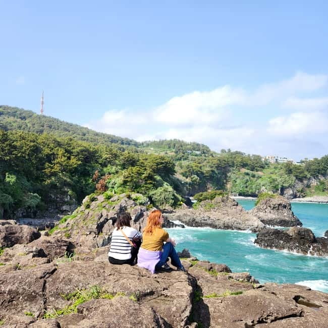 Jeju: Southern UNESCO Geopark Day Tour - Flowers and forest at Camellia Hill and Eongdeongmul Valley