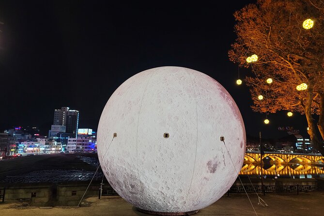 Jinju Namgang Yudeung Festival Bus tour from Busan - Snacks, souvenirs, and the missing dinner