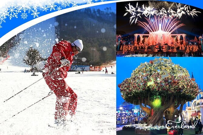 Jisan Forest Ski Resort and Everland 1 Day Tour - Key points at a glance