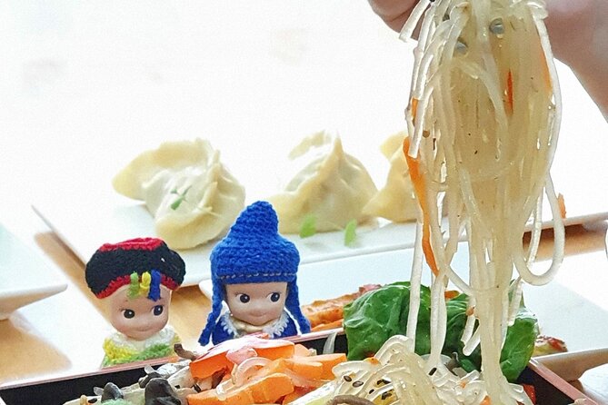K-food cooking Japchae Mandu Tteokbokki & Fishcake - Practical details before you reserve
