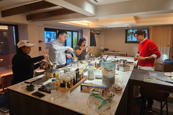 Korean Cooking Class Full Meal with BBQ on an All in One Table - Entering Soop Table in Seoul’s Mapo district
