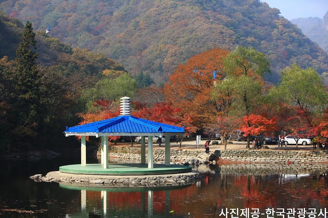 Naejangsan National Park Autumn Foliage One Day Tour from Busan - Riding the shuttle into Naejangsan