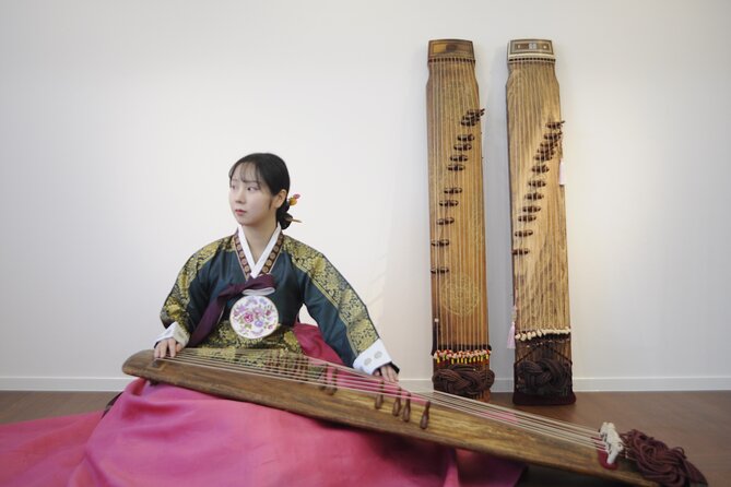 Play Gayageum in Hanbok Cultural Experience in Bukchon - A hands-on way to meet Korea’s traditional music