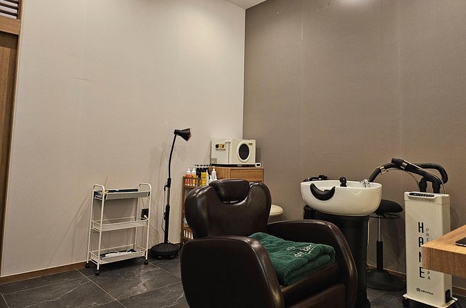 Premium Head Spa Scalp and Body Treatments Haesol Beauty Busan - What makes the private-room format useful