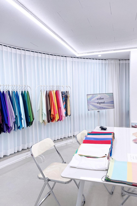 Seoul: Color Analysis - Color draping shows the difference clearly
