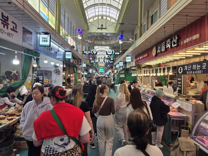 Seoul: Cooking Class and Tour with Michelin-Trained Chef - Eating your own cooking with soup and banchan