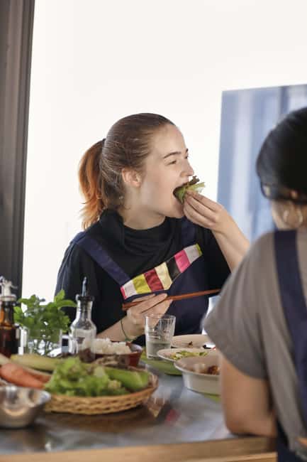 Seoul: Experience Korean Cooking in Modern Hanok Kitchen - Japchae gives you a non-spicy choice
