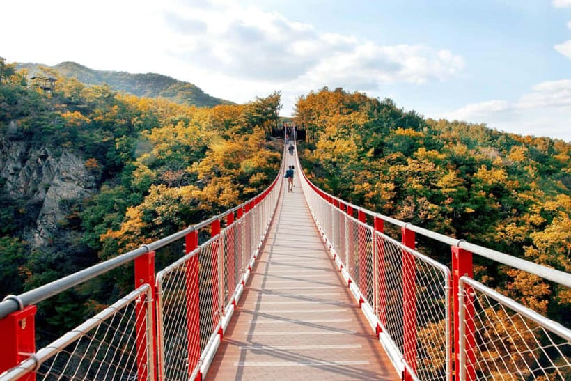 Seoul Full-Day City Tour: Hanok Village, Scenic Routes - Mt. Gamaksan and the 45-meter bridge