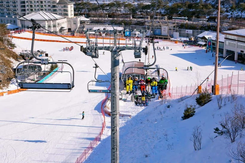 Seoul: Full-Day Winter Trip Ski Resort, Ice Valley, Namiseom - Key points at a glance