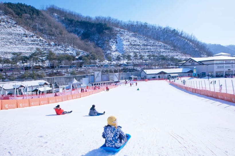 Seoul: Full-Day Winter Trip Ski Resort, Ice Valley, Namiseom - Elysian Gangchon: a sensible first ski resort