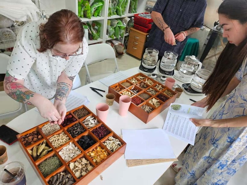 Seoul: Herbal Tea Class & Korean Medicine Tour - Examining 40 herbs before making your tea