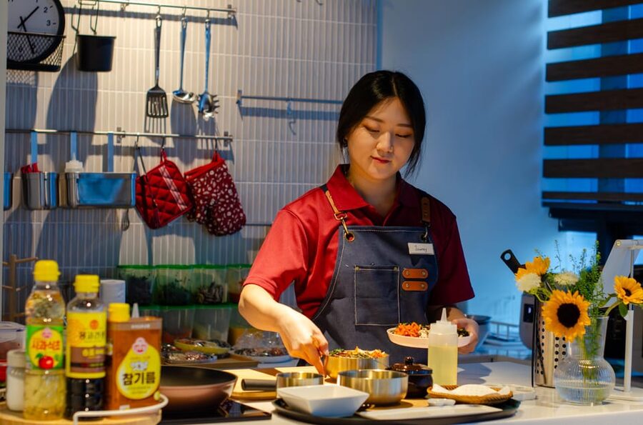 Seoul: Korean Cooking at Seoul Cooking Club! - Banchan turns a meal into a Korean table