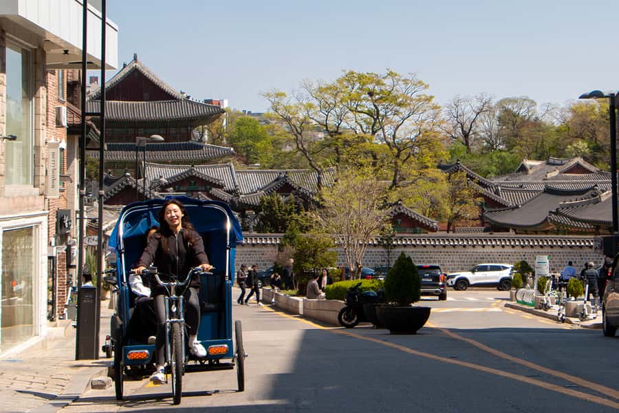 Seoul Private Pedicab Tour : Bukchon Anguk Hanok Village - Why a Pedicab Works So Well in Bukchon