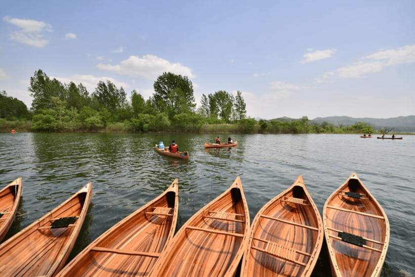 Seoul: Samaksan Cable Car & Nami with Alpaca World/Railbike - Chuncheon Mulle-gil in summer