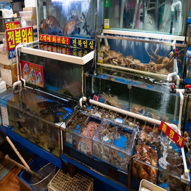 Seoul: The Biggest Sea-food Noryangjin Market Tour - Walking through 250 to 300 tons of seafood