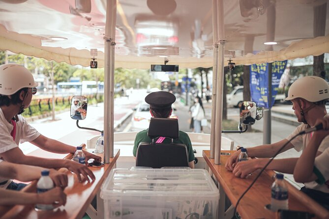 Seoul Tram Pedal Challenge - Gwanghwamun Square and the symbols of Seoul