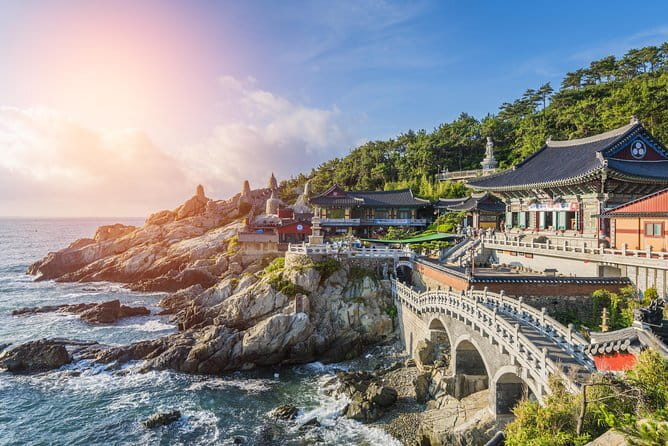 Small Group Busan Must-see Tour Opt. Songdo Ocean Cable Car - Shinsegae Centum City and Spa Land