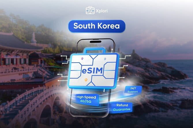 South Korea eSIM (3-30 days. Up to 45GB) - Key points to know before you buy