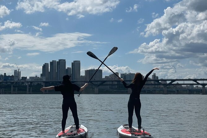 Stand Up Paddle Board (SUP) and Kayak Activities in Han River - N Seoul Tower and Jamsil Sports Complex