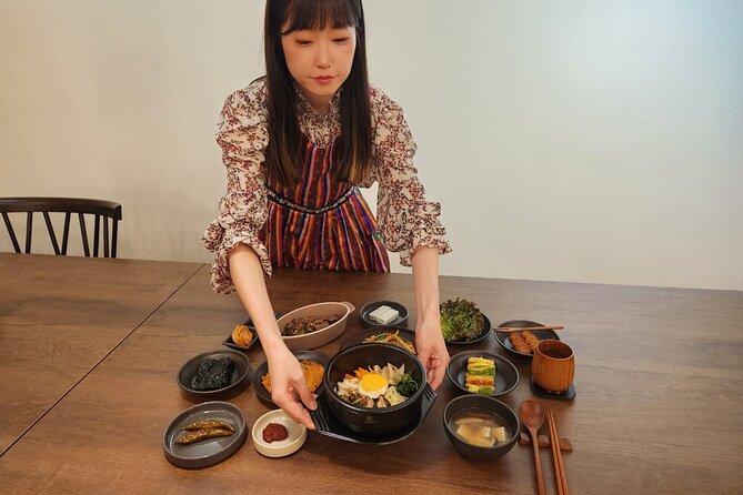 Traditional Korean 6-Dish Cooking Class + Hidden Alley Tour Seoul - Six dishes, six different kinds of kitchen work