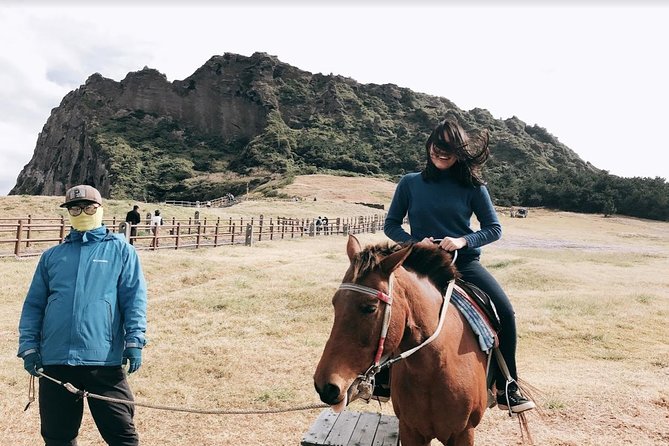UNESCO Jeju Full Day Tour Package By Taxi - Seopjikoji brings open coast and spring color